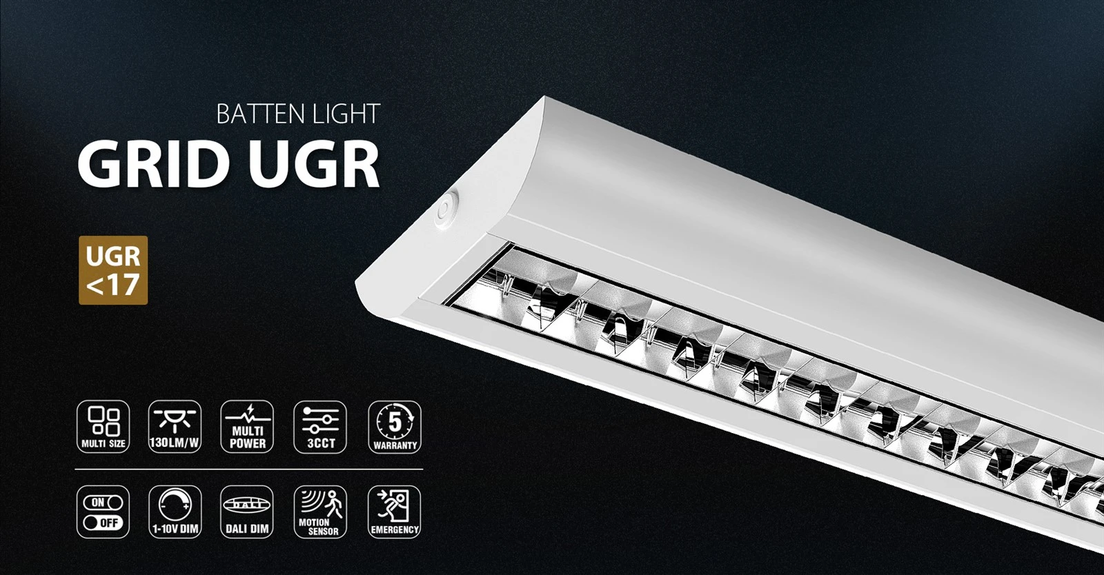 Hilton UGR batten -1